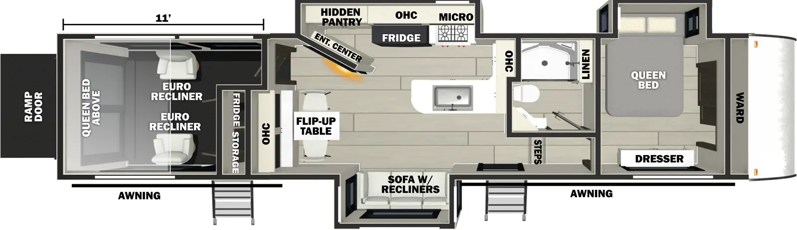 Vengeance Rogue Armored 341GS11 Floorplan